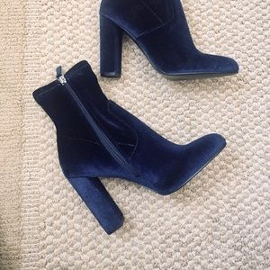 Steve Madden Velvet boots